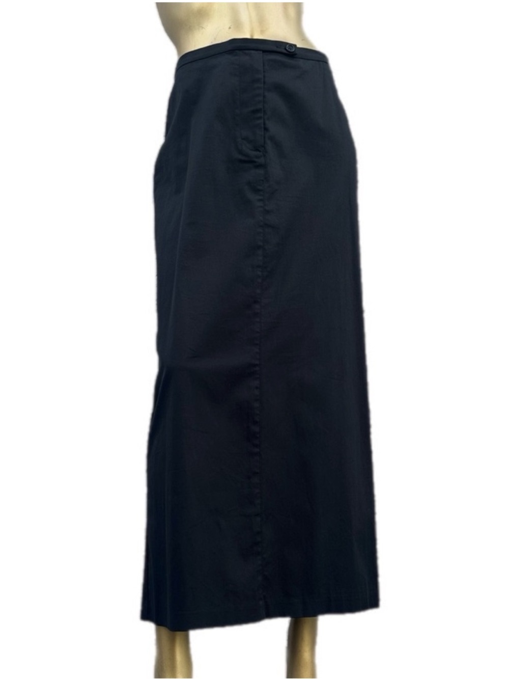 W-32” Vintage Facconable stretch cotton straight pencil style maxi skirt size 12